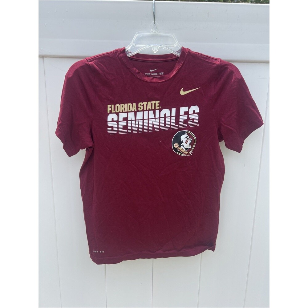 Boys Nike DriFit Florida State Seminoles Legend Football T-Shirt Sz Large